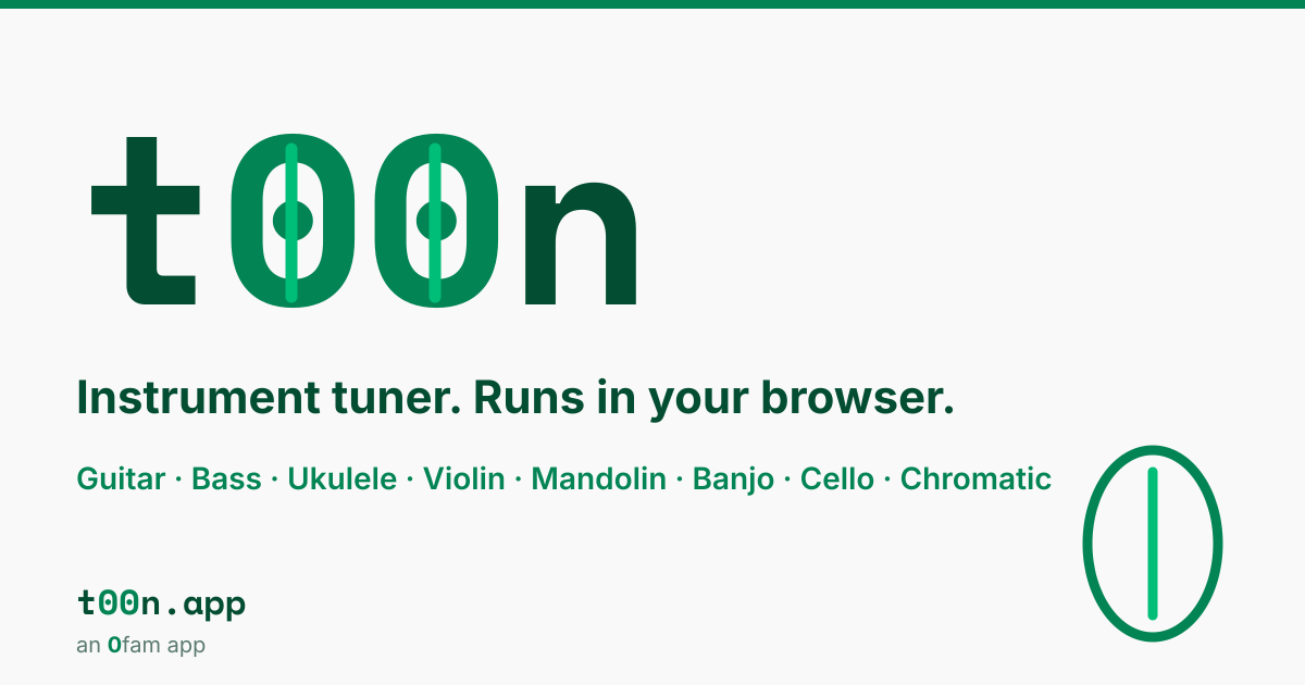 t00n — instrument tuner